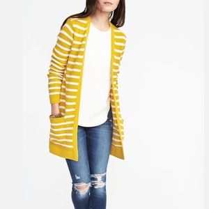 XXL Old Navy Goldenrod Shaker Stitch Open Cardi